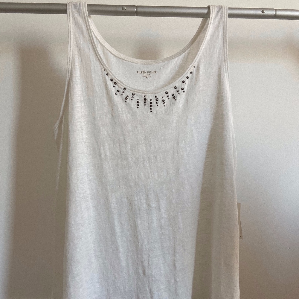 Linen Jersey With Sequins